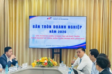 TỔNG GIÁM ĐỐC - NGUYỄN TRỌNG HUY, THAM DỰ TỌA ĐÀM BÀN TRÒN DOANH NGHIỆP NĂM 2026 TẠI ĐẠI HỌC TÔN ĐỨC THẮNG