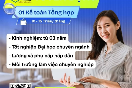 Tuyển dụng Kế toán tổng hợp 2025